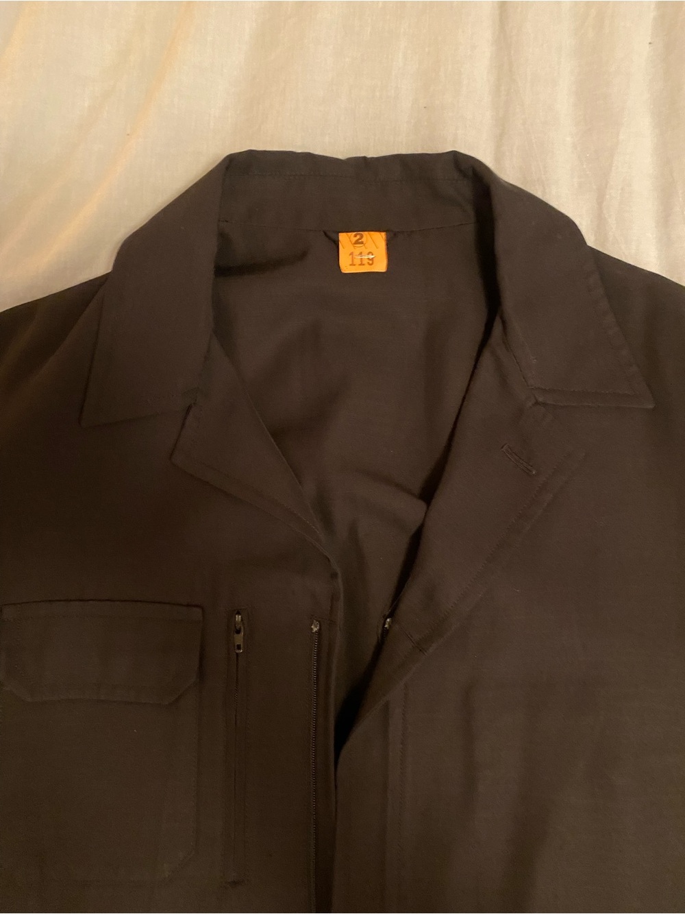 CNC Costume National Black Lightweight Shirt Jacket